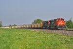 CN 8892 2228 Herzog Ballast on BNSF Aurora Sub